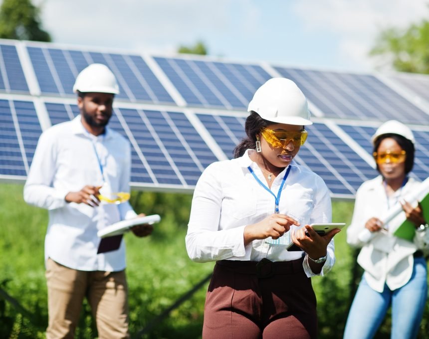 africa-solar-energy-concept